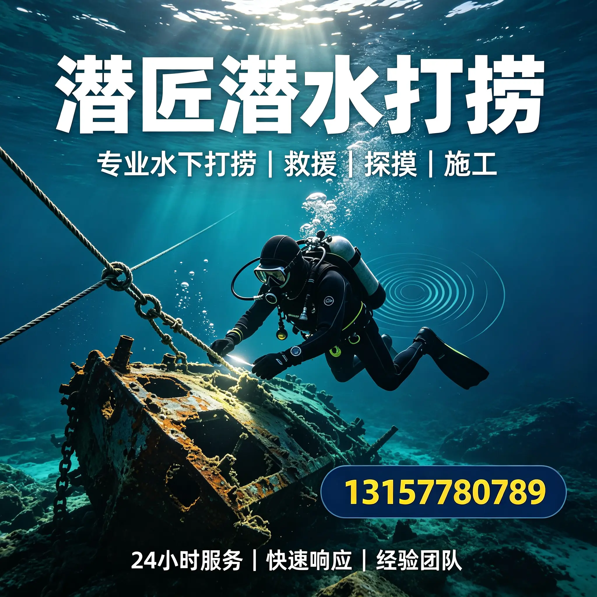 汉源水下打捞作业服务产品